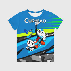Детская футболка 3D 2 чашечки Cuphead