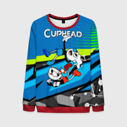 Мужской свитшот 3D 2 чашечки Cuphead