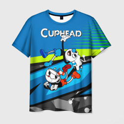 Мужская футболка 3D 2 чашечки Cuphead