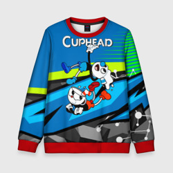 Детский свитшот 3D 2 чашечки Cuphead