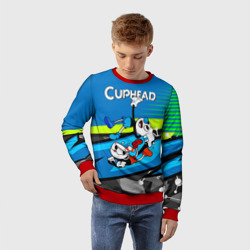 Детский свитшот 3D 2 чашечки Cuphead - фото 2