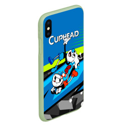 Чехол для iPhone XS Max матовый 2 чашечки Cuphead - фото 2