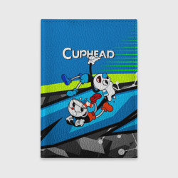 Обложка для автодокументов 2 чашечки Cuphead