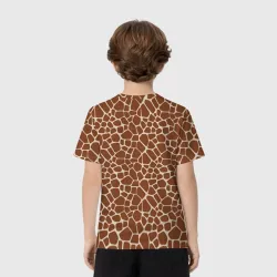 Детская футболка 3D Шкура Жирафа - Giraffe - фото 6