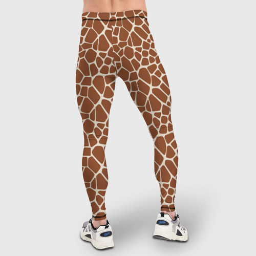 Мужские тайтсы 3D Шкура Жирафа - Giraffe, цвет 3D печать - фото 4