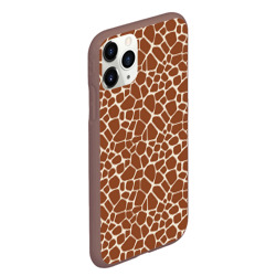 Чехол для iPhone 11 Pro Max матовый Шкура Жирафа - Giraffe - фото 2