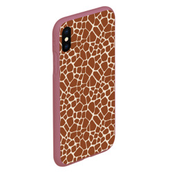 Чехол для iPhone XS Max матовый Шкура Жирафа - Giraffe - фото 2