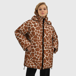 Женская зимняя куртка Oversize Шкура Жирафа - Giraffe - фото 2