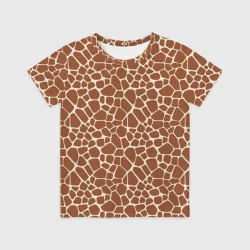 Детская футболка 3D Шкура Жирафа - Giraffe
