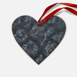 Деревянная игрушка Сердце Камуфляж Паук Ночь