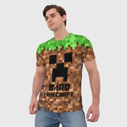 Мужская футболка 3D Влад Minecraft - фото 2