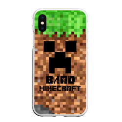 Чехол для iPhone XS Max матовый Влад Minecraft