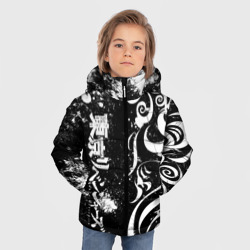 Зимняя куртка для мальчиков 3D Токийские мстители - брызги краски - фото 2