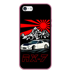 Чехол для iPhone 5/5S матовый Мазда RX - 7