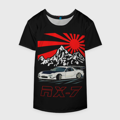 Накидка на куртку 3D Мазда RX - 7, цвет 3D печать - фото 4