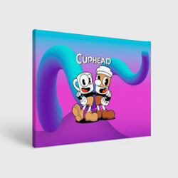 Холст прямоугольный Чашечки   cuphead