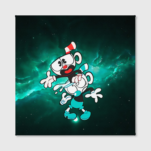 Холст квадратный Cuphead  Show, цвет 3D печать - фото 2