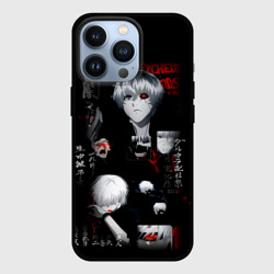 Чехол для iPhone 13 Pro Токийский Гуль Иероглифы Tokyo Ghoul