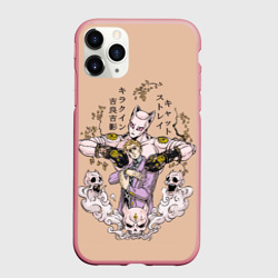Чехол для iPhone 11 Pro Max матовый Killer Queen Йошикаге Кира JoJo part 4
