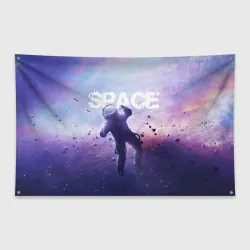 Флаг-баннер Space walk