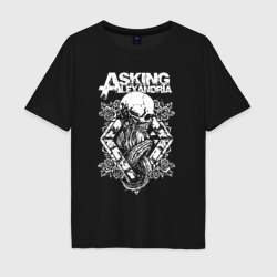 Мужская футболка хлопок Oversize Asking alexandria Александрия