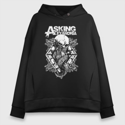 Женское худи Oversize хлопок Asking alexandria Александрия