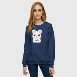 Женский свитшот хлопок Мышонок с суши - фото 2