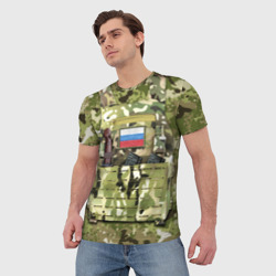 Мужская футболка 3D Бронежилет с боекомплектом - фото 2
