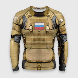 Мужской рашгард 3D Бронежилет - армия России
