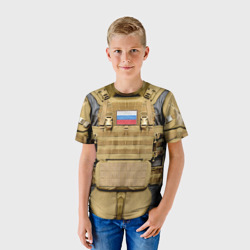 Детская футболка 3D Бронежилет - армия России - фото 2