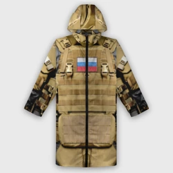 Дождевик унисекс 3D Бронежилет - армия России