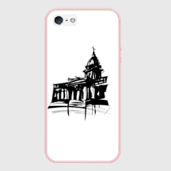 Чехол для iPhone 5/5S матовый Исаакиевский собор в ночи