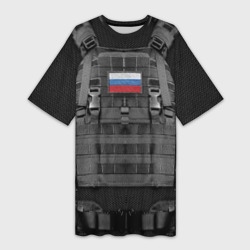 Платье-футболка 3D Бронежилет армии России