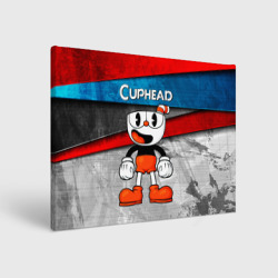 Холст прямоугольный Cuphead Красная чашечка