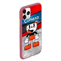 Чехол для iPhone 11 Pro Max матовый Cuphead Красная чашечка - фото 2