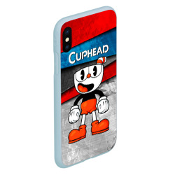 Чехол для iPhone XS Max матовый Cuphead Красная чашечка - фото 2