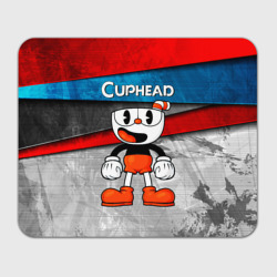 Прямоугольный коврик для мышки Cuphead Красная чашечка