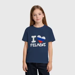 Детская футболка хлопок Люблю пельмени - фото 2