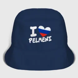 Детская панама хлопок Люблю пельмени