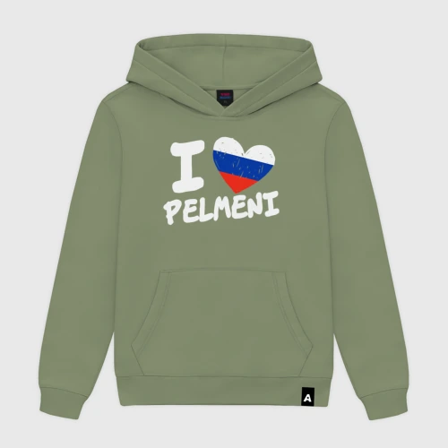 Мужская толстовка хлопок Люблю пельмени