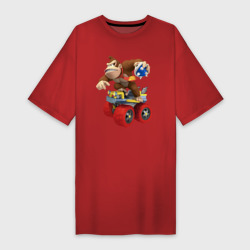 Платье-футболка хлопок Donkey Kong Super Mario Nintendo