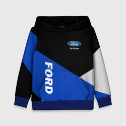 Детская толстовка 3D Ford Форд черный синий белый