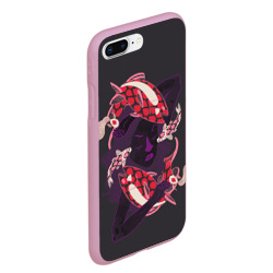 Чехол для iPhone 7Plus/8 Plus матовый Девушка карп-кои и киты - фото 2