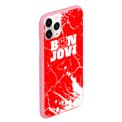 Чехол для iPhone 11 Pro Max матовый Bon Jovi Трещины - фото 2