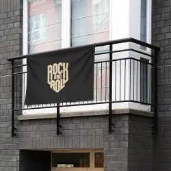 Флаг-баннер Rock and roll Рокер - фото 2