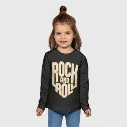 Детский лонгслив 3D Rock and roll Рокер - фото 2