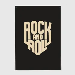 Постер Rock and roll Рокер