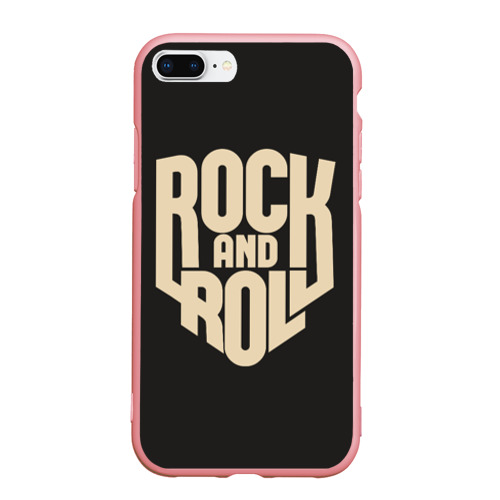 Чехол для iPhone 7Plus/8 Plus матовый Rock and roll Рокер, цвет баблгам