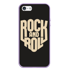 Чехол для iPhone 5/5S матовый Rock and roll Рокер