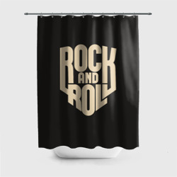 Штора 3D для ванной Rock and roll Рокер